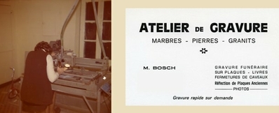 Atelier de gravure marbre